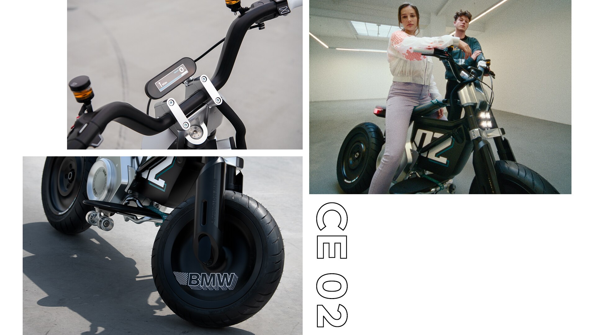 Concept CE 02 de la BMW Motorrad trezește emoții, fiind în același timp minimalist.