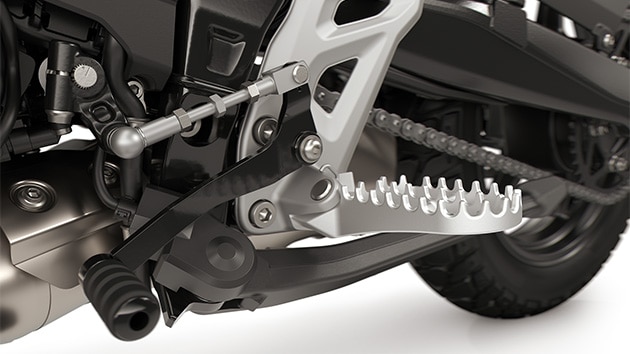 Suporturile pentru picioare Enduro și asistentul de comutare Pro ale modelului F 450 GS de la BMW Motorrad