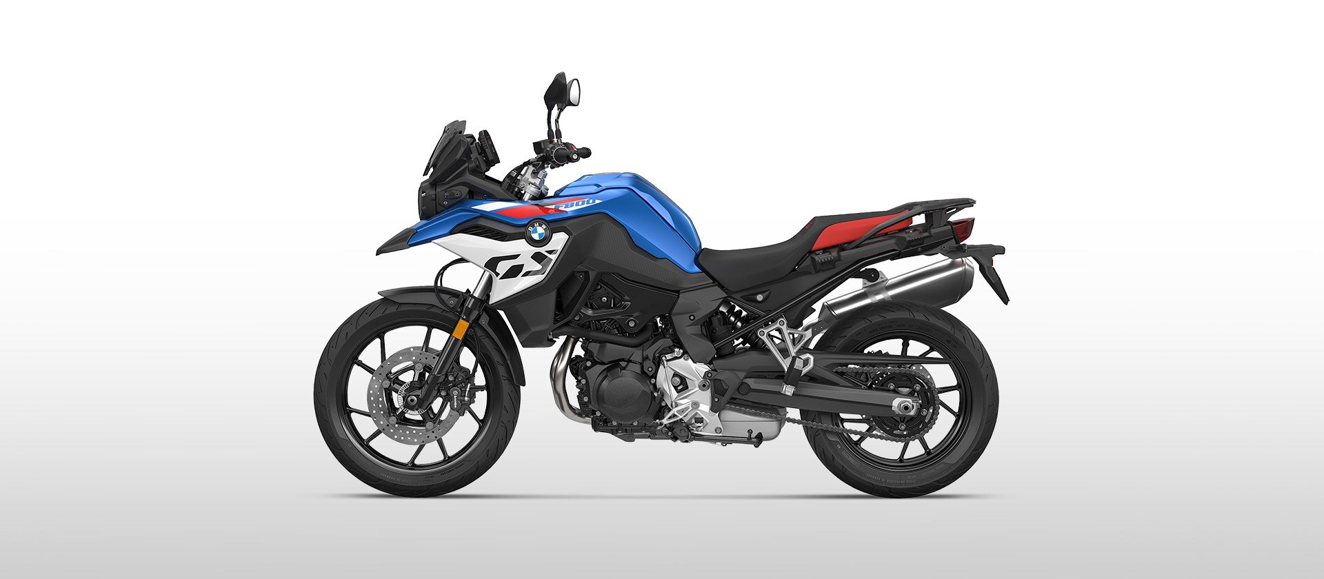 Modelul BMW F 800 GS în albastru Racing metalizat