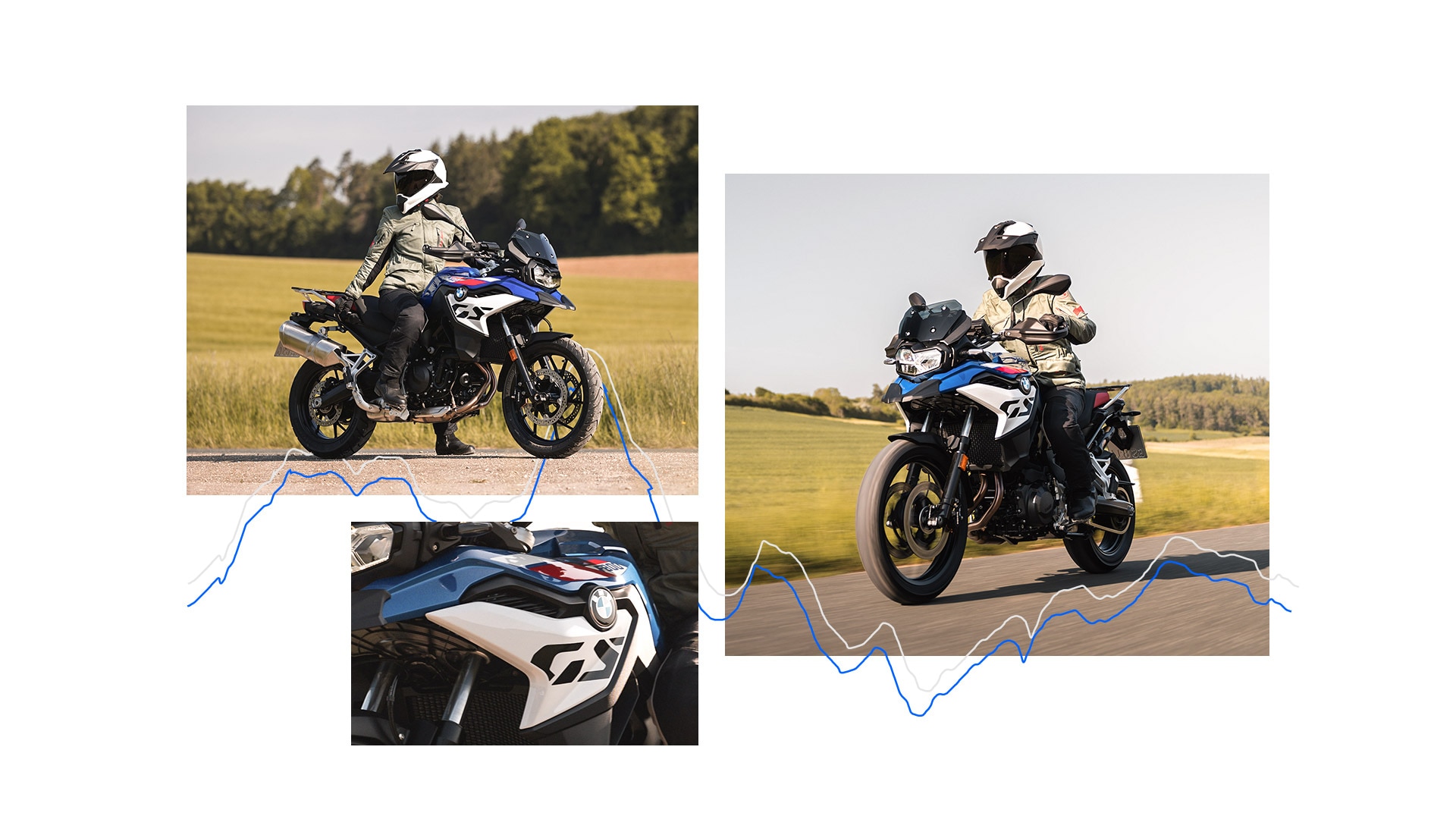 Fotografii din mers cu modelul F 800 GS.