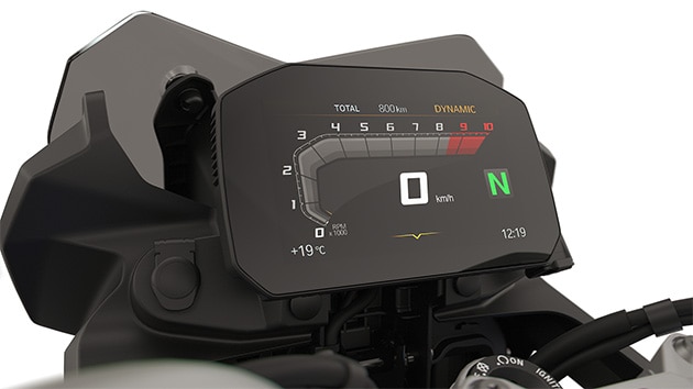 Ecran TFT cu Connectivity la modelul BMW F 800 GS