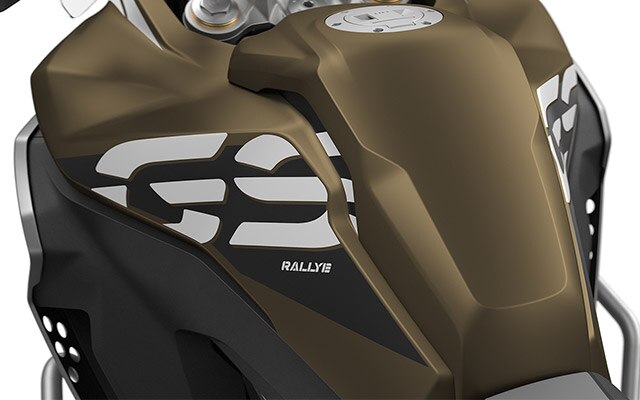 Vederea rezervorului F 850 GS Adventure.
