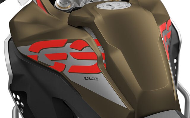 Vederea rezervorului F 850 GS Adventure.