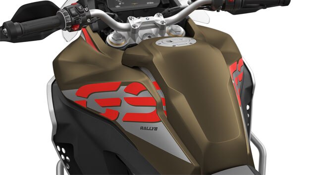 Vederea rezervorului F 850 GS Adventure.