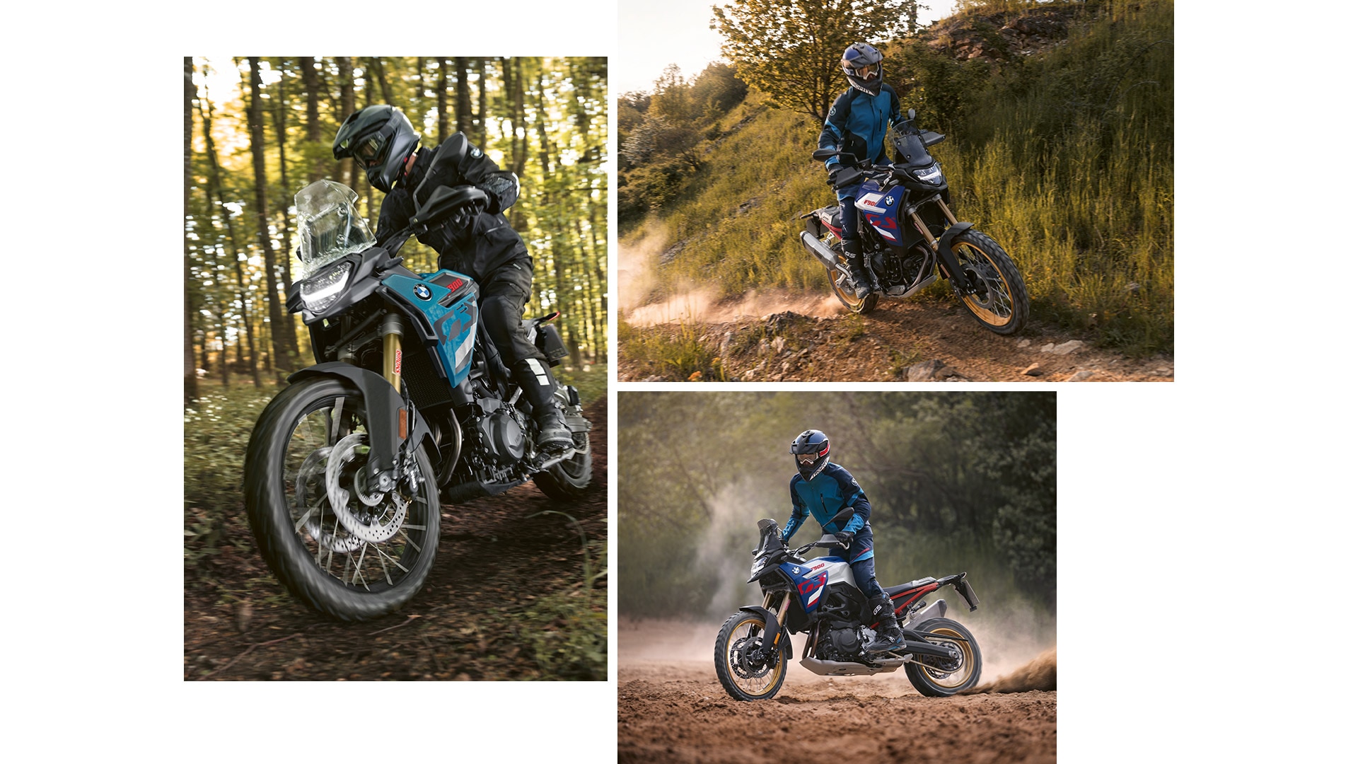 Prim plan cu modelul F 900 GS de la BMW Motorrad