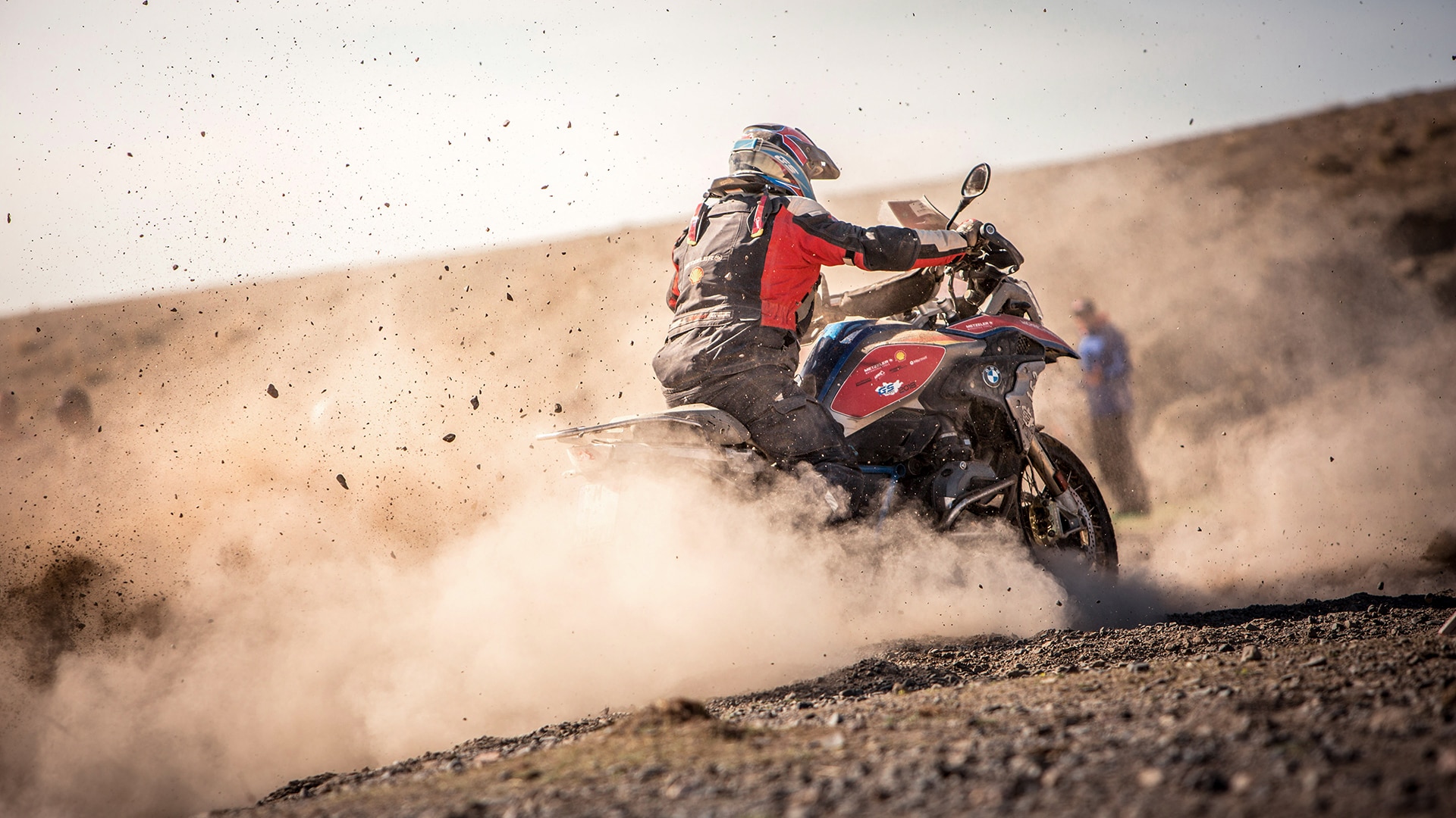 R 1250 GS Adventure pe teren.