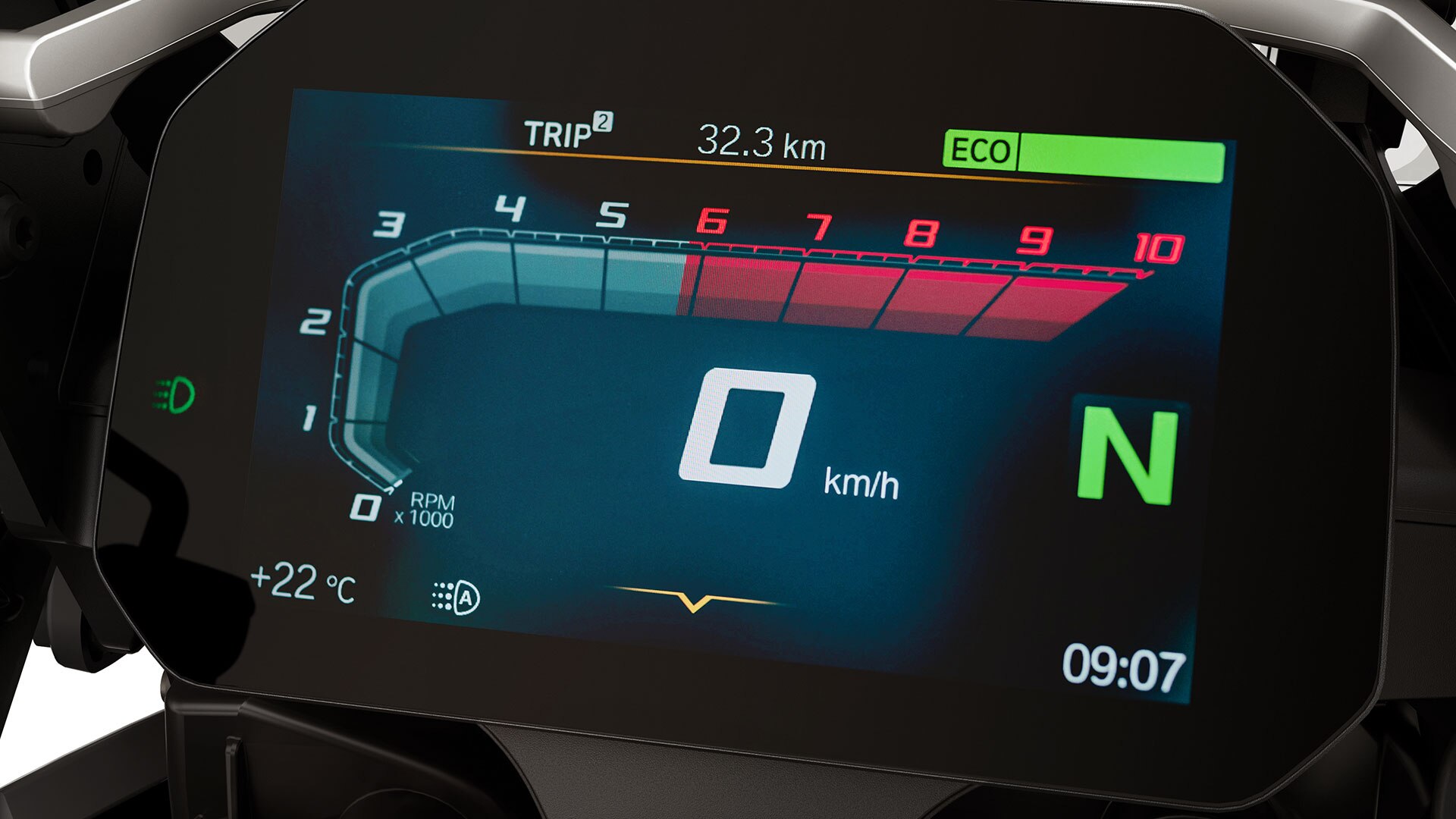 Vedem modul de deplasare Pro împreună cu modul ECO.