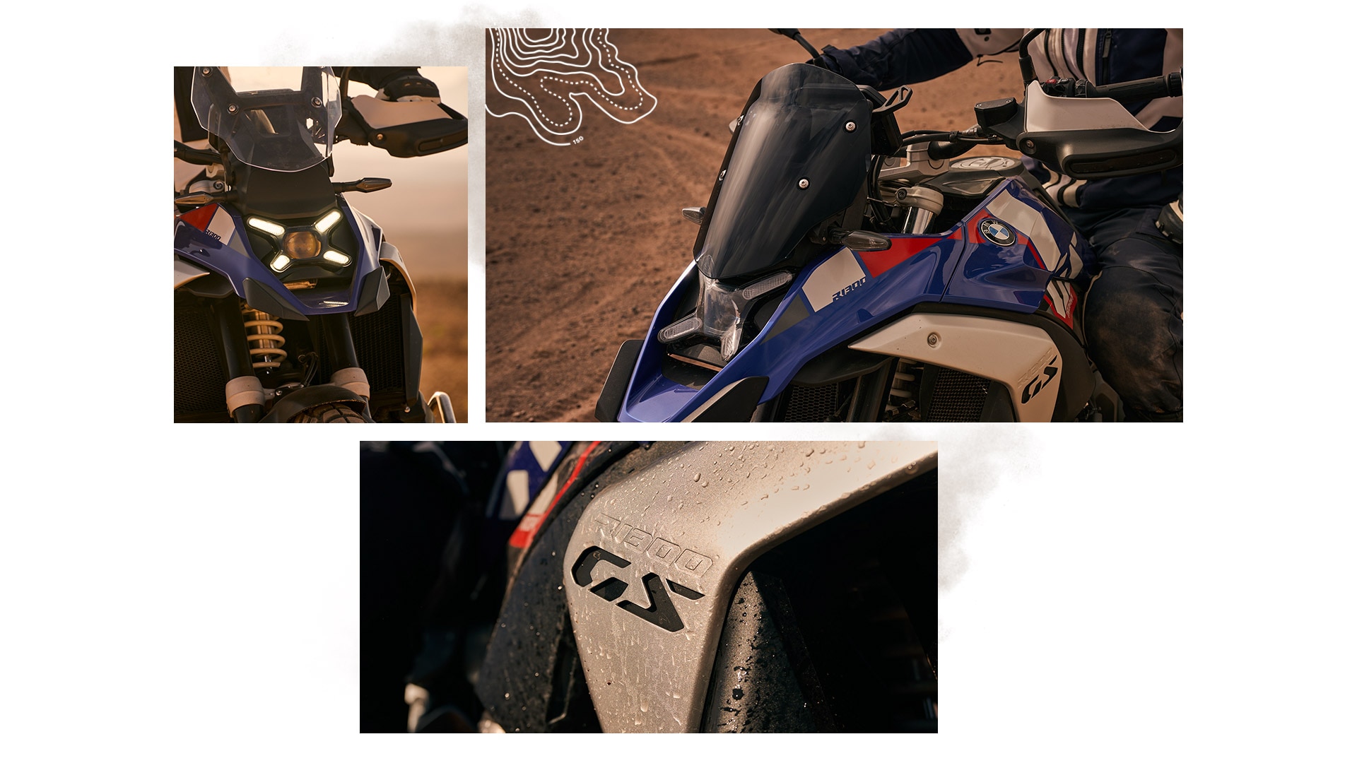 Designul sportiv al R 1300 GS Trophy de la BMW Motorrad