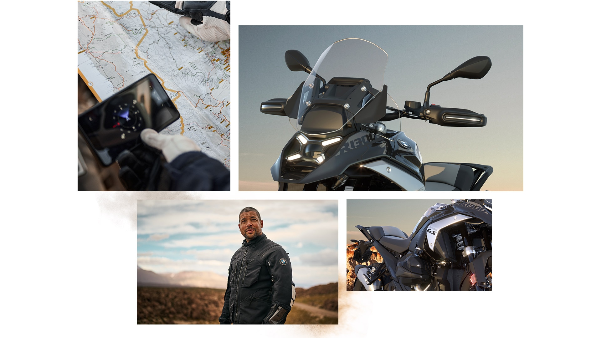 Designul dinamic al R 1300 GS Triple Black de la BMW Motorrad