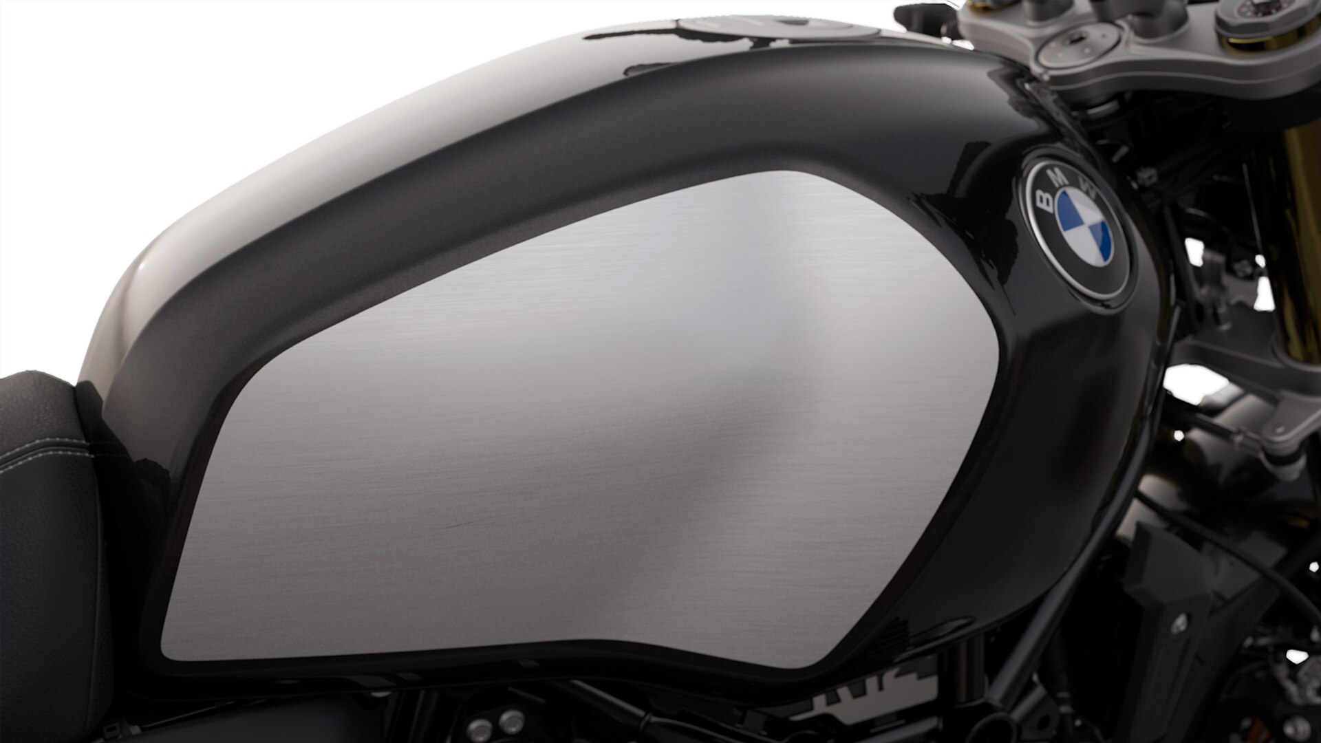 R 12 nineT de la BMW Motorrad fascinează cu suprafețele sale de aluminiu periat