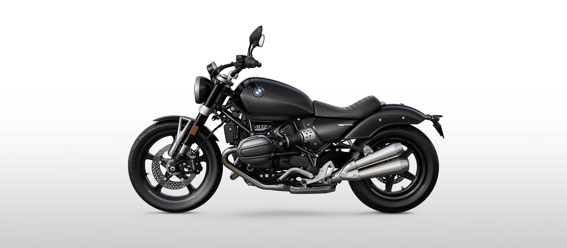 R 12 de la BMW Motorrad în negru Storm metalizat