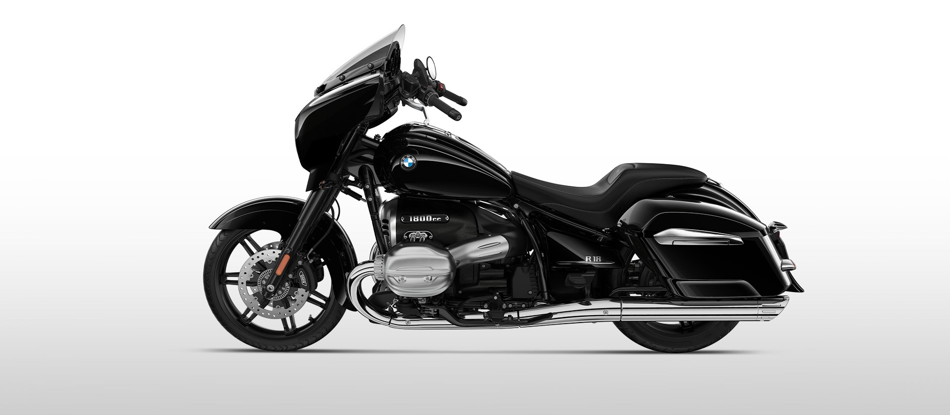 BMW R 18 B în negru Storm metalizat