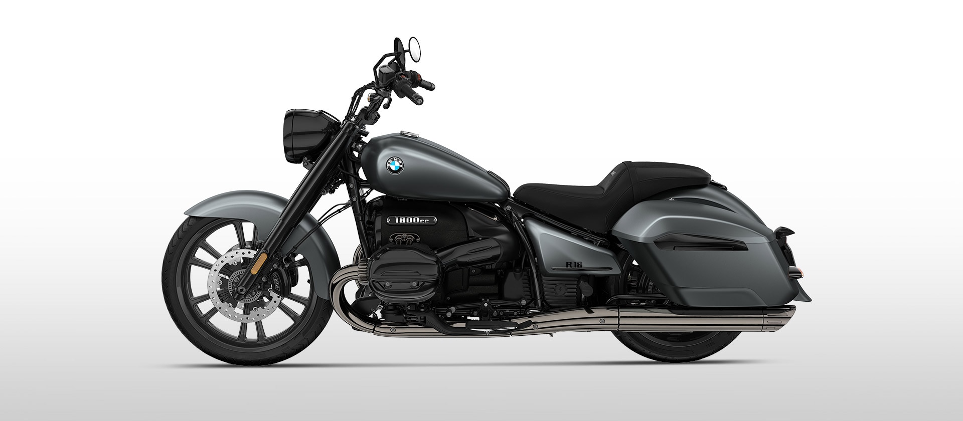 Modelul BMW R 18 Roctane de culoare gri Mineral metalizat mat