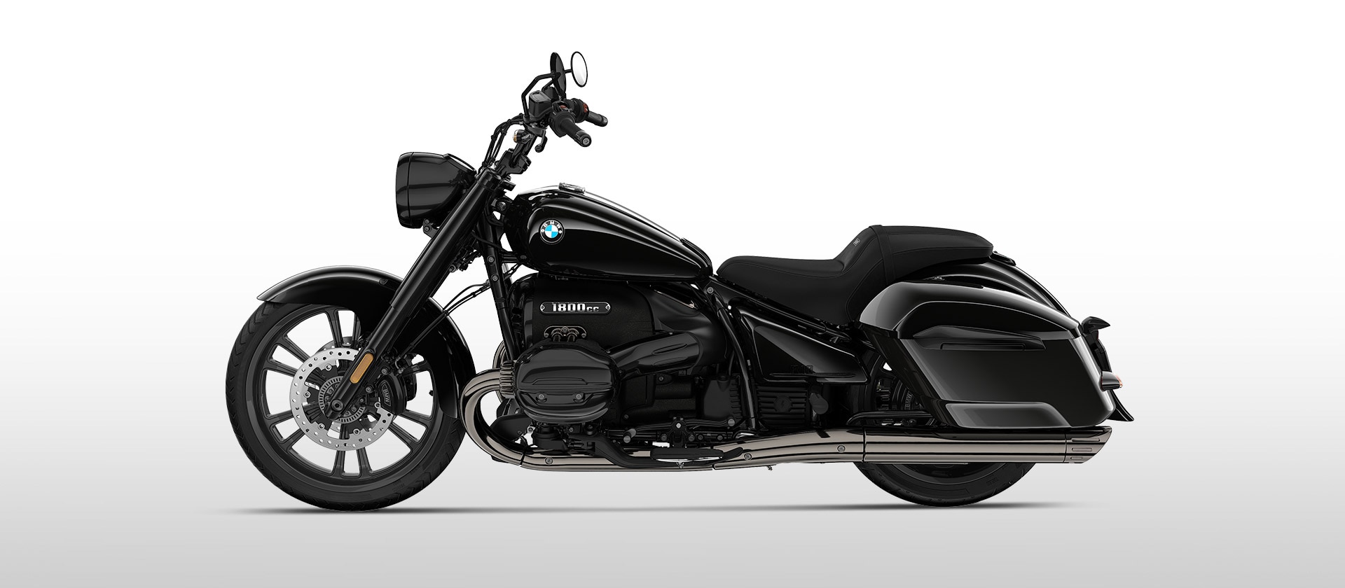 Modelul BMW R 18 Roctane de culoare negru Storm metalizat