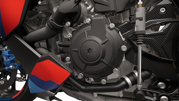 Capac de ambreiaj și de generator al modelului M 1000 R de la BMW Motorrad