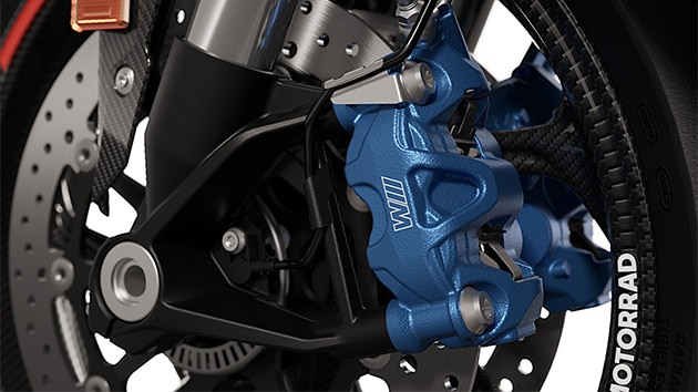 Frâna M a modelului M 1000 R de la BMW Motorrad