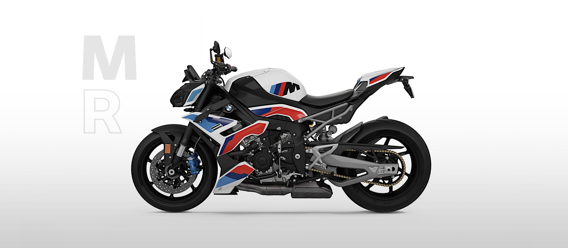 Modelul M 1000 R în alb Light uni/ M Motorsport