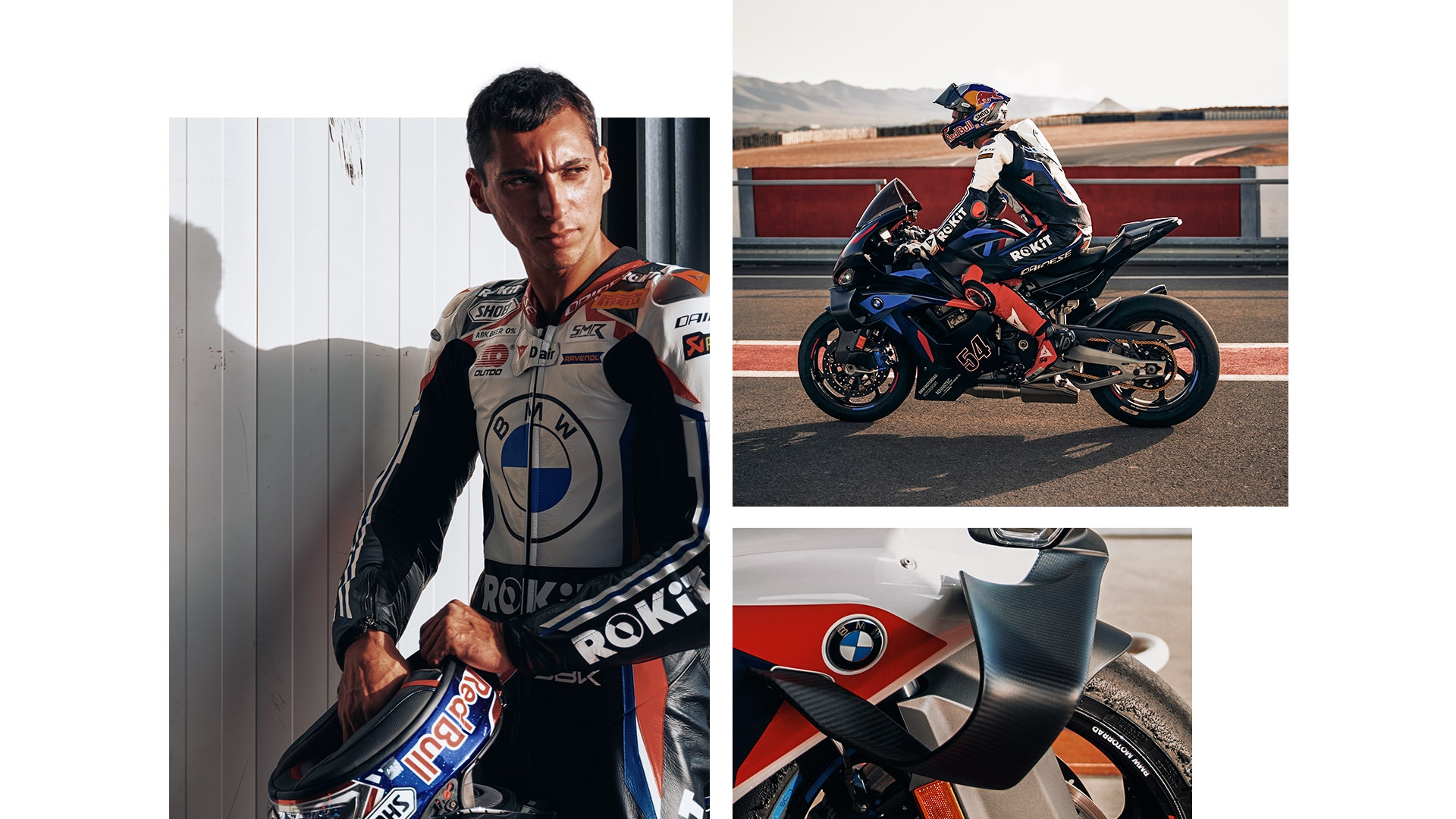 M 1000 RR în mers pe pista de curse