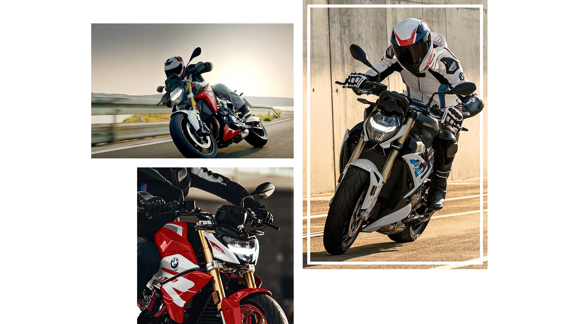 Colaj cu modelele BMW Motorrad Roadster.