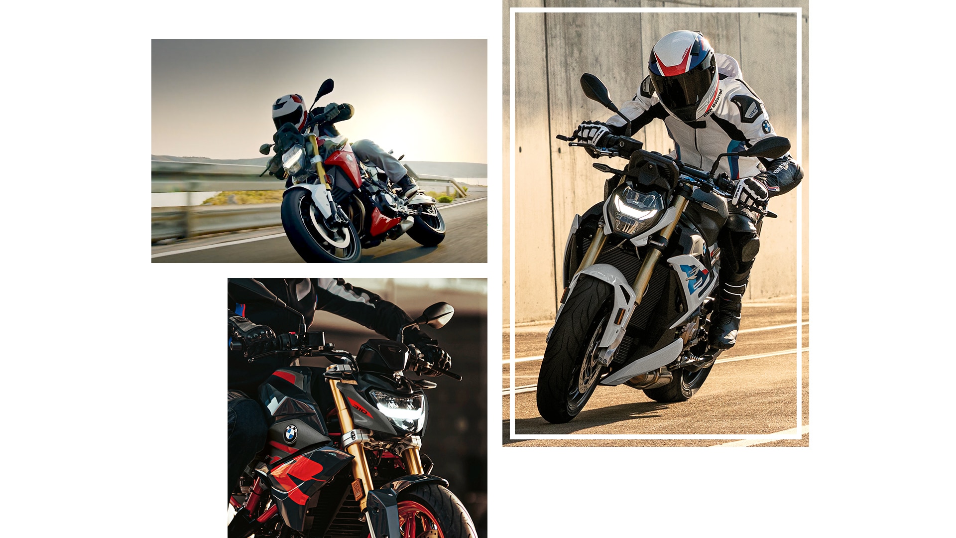 Colaj cu modelele BMW Motorrad Roadster.