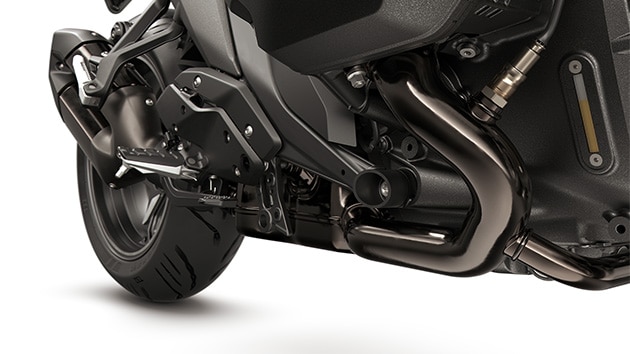 Instalație de eșapament în nuanță crom întunecat a R 1300 R de la BMW Motorrad