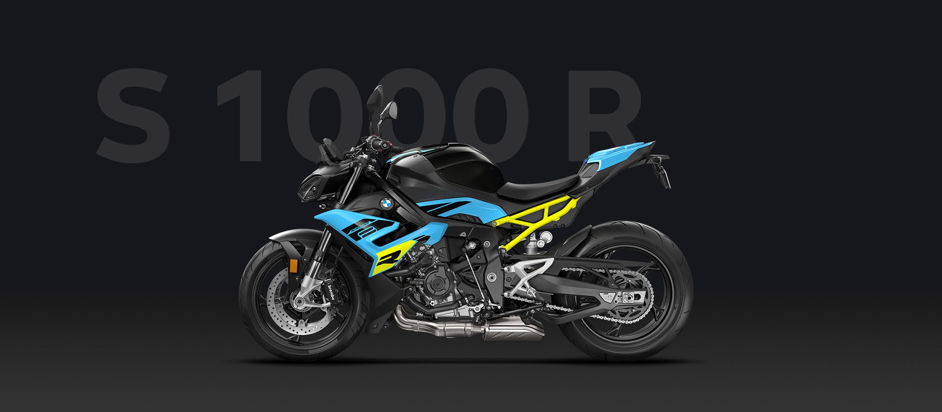 BMW S 1000 R Sport în galben Bluefire/Mugiallo