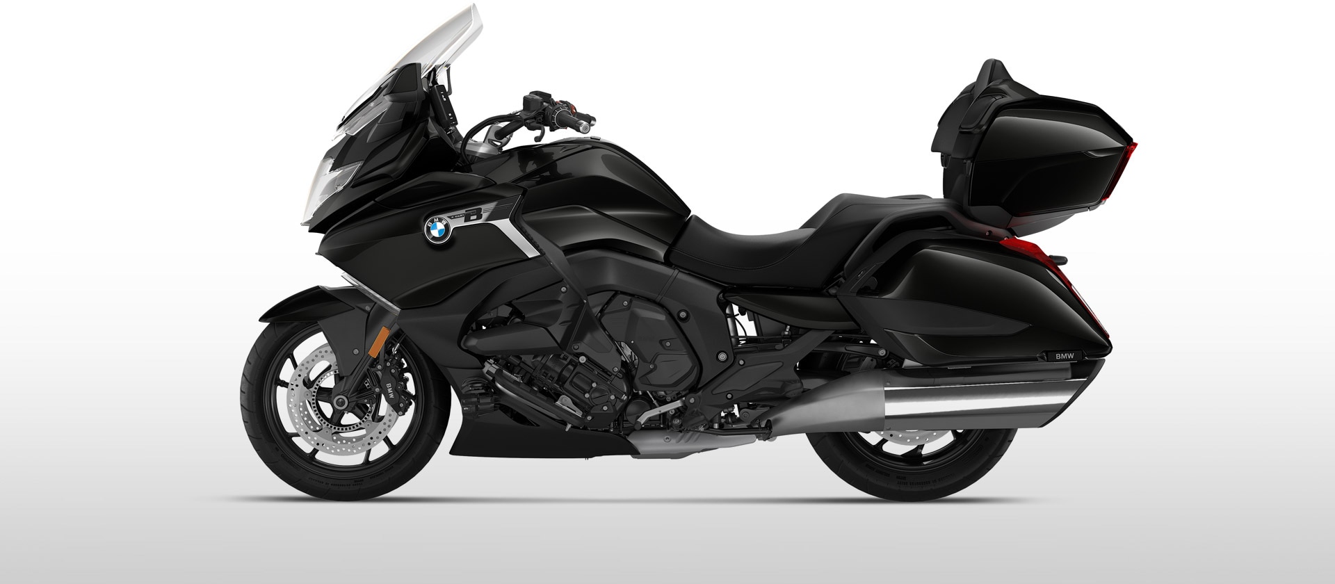 Modelul BMW K 1600 Grand America în negru Storm metalizat