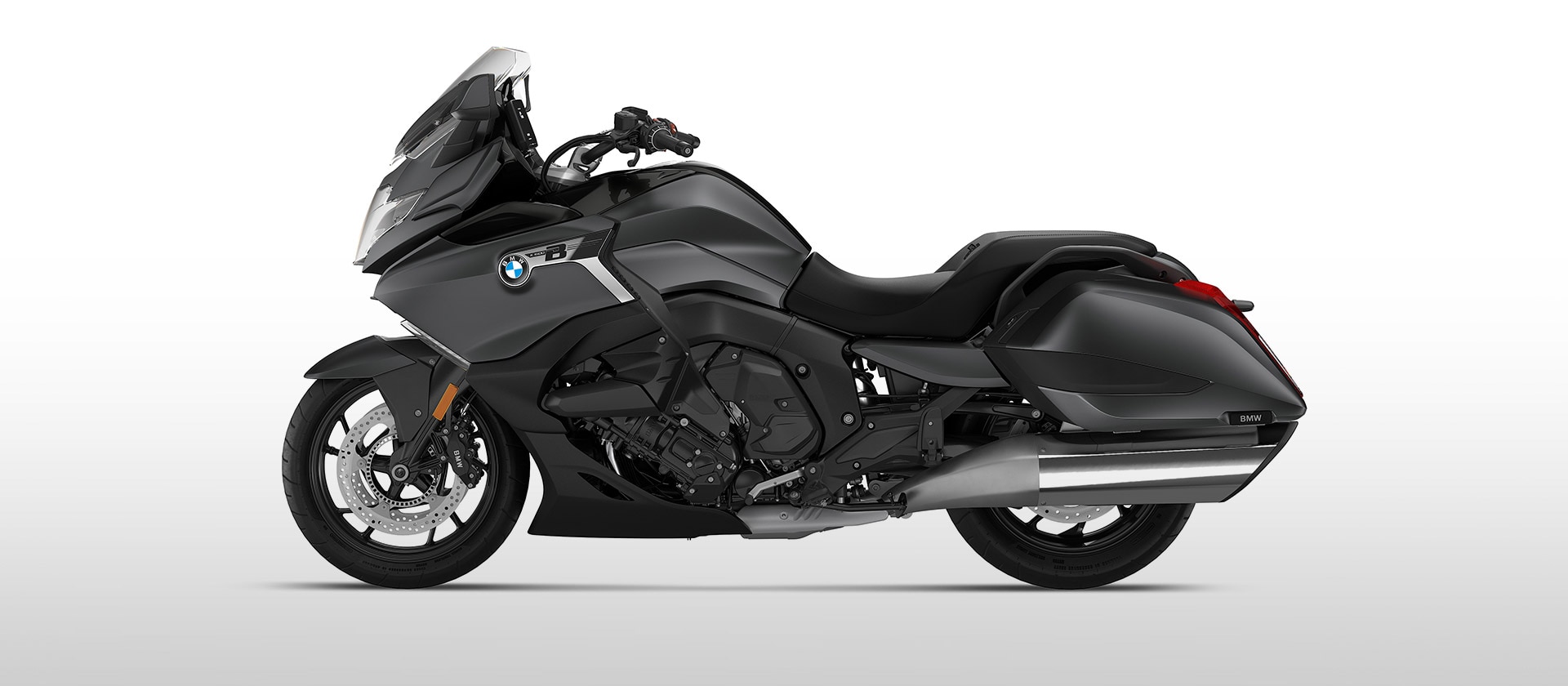 Modelul BMW K 1600 B în gri Mineral metalizat mat