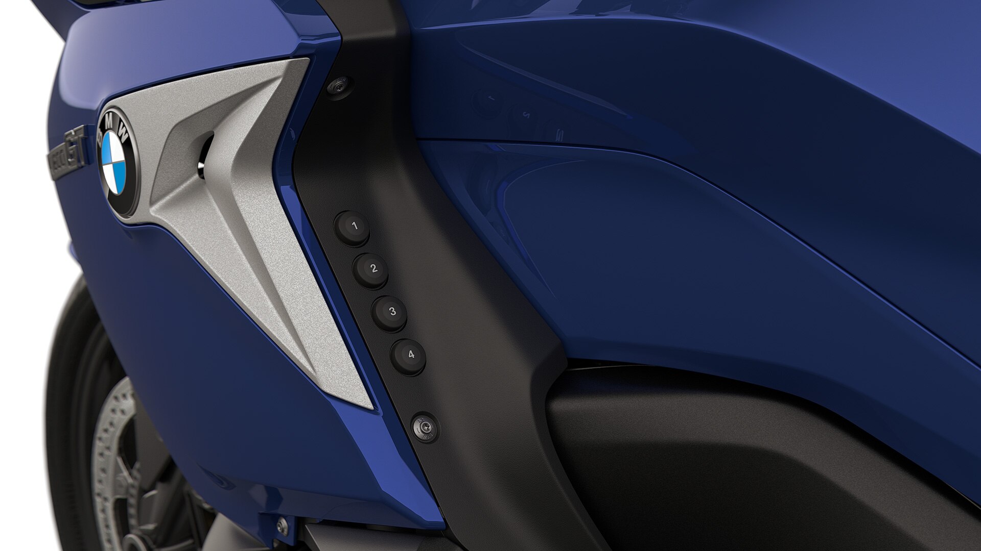 Focalizare pe cele patru butoane favorite numerotate.