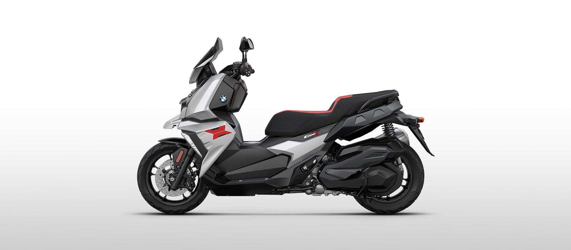 C 400 X Rugged de la BMW Motorrad în alb Aluminiu metalizat mat