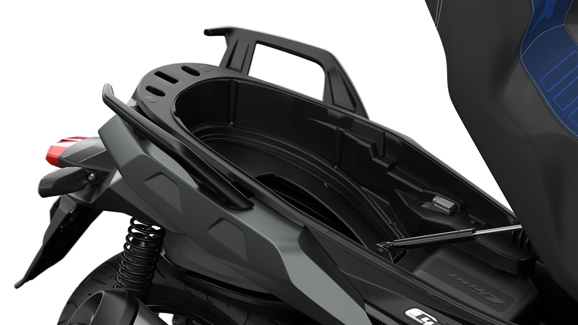 Vedem compartimentul interior deschis Flexcase al modelului C 400 X.