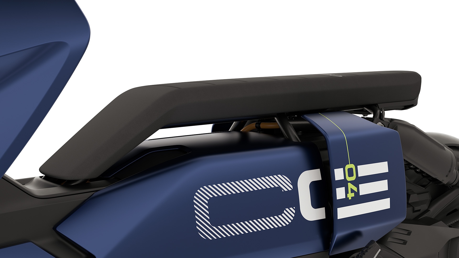 Șaua confort cu încălzire a modelului CE 04 de la BMW Motorrad