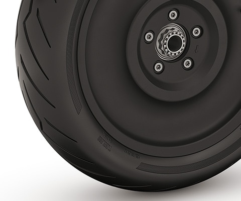 Roata cu disc a modelului CE 04 de la BMW Motorrad