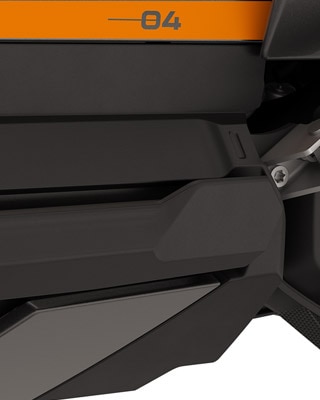 Cricul lateral integrat al modelului BMW CE 04.