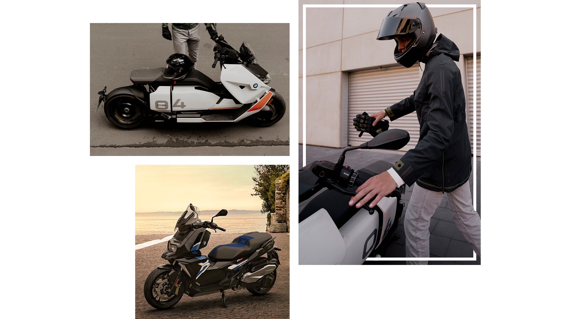 Privire de ansamblu asupra modelelor de scutere BMW Motorrad.